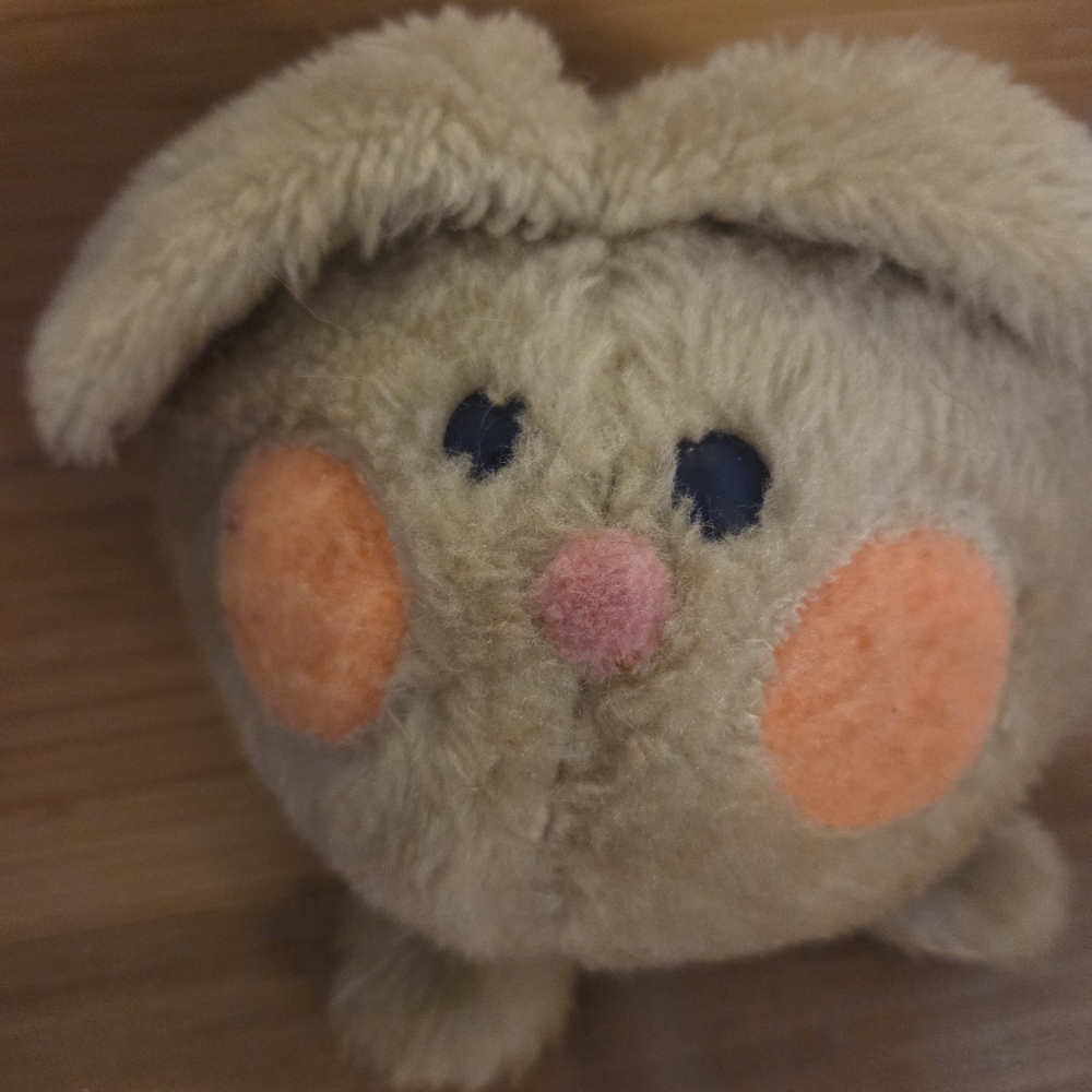 Fisher-Price Tan and Orange Plush Bunny - Picture 2 of 6